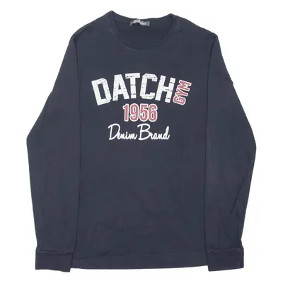 DATCH GYM 1956 T-Shirt Black Long Sleeve Mens S