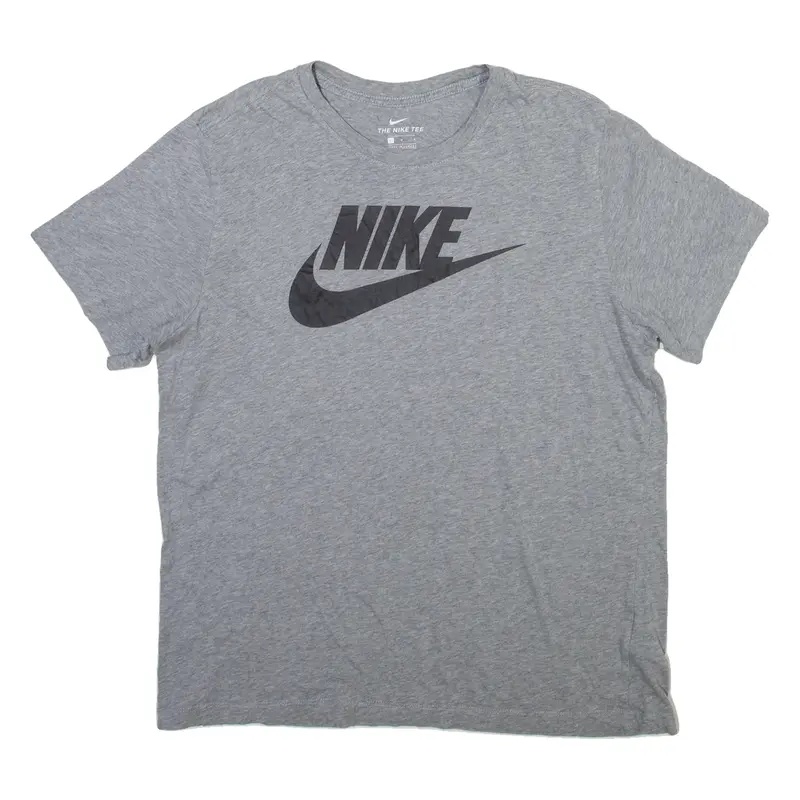 NIKE Mens T-Shirt Grey L