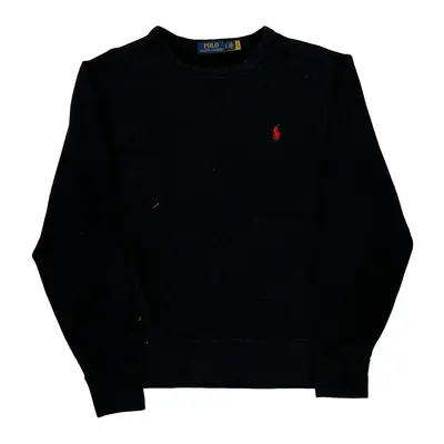 Polo By Ralph Lauren Sweatshirt - Small Black Cotton Blend