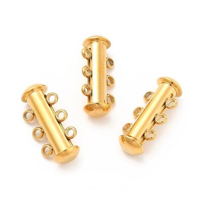 Ion Plating(IP) 304 Stainless Steel Slide Lock Clasps