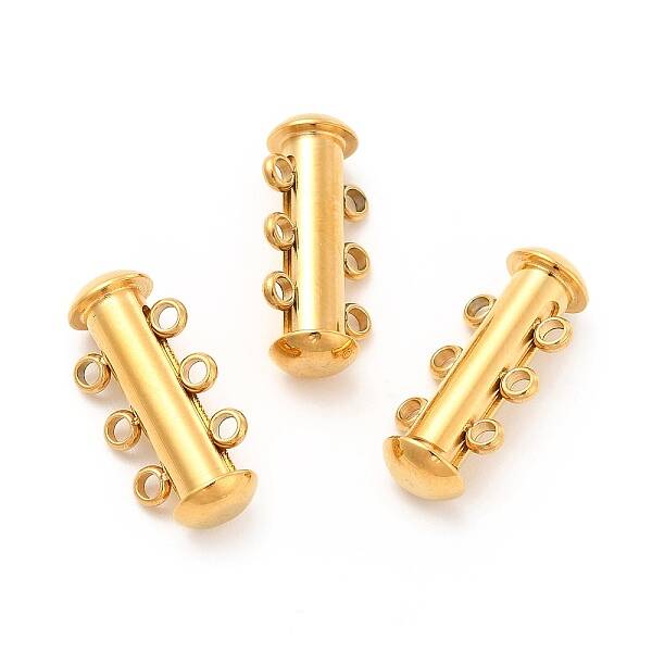 Ion Plating(IP) 304 Stainless Steel Slide Lock Clasps