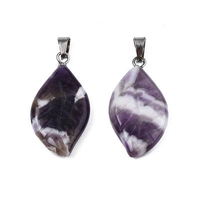 Natural Amethyst Pendants