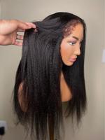 30 Inch Black Long Straight Hair Wigs for Women, Glueless Hd Wigs Ready To Wear, Gorgeous Fluffy Heat Resistant Wigs with Ban...