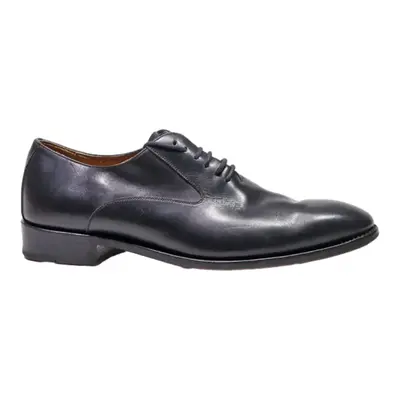 HARDRIGE Oxford Shoes Black Leather Mens UK 8.5