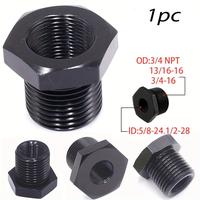 Automobile Fuel Filter Adapter, 1 Count 3/4-16, 13/16-16, 3/4 NPT to 1/2-28, 5/8-24 Threaded Oil Filter Adapter, Easy Instal...