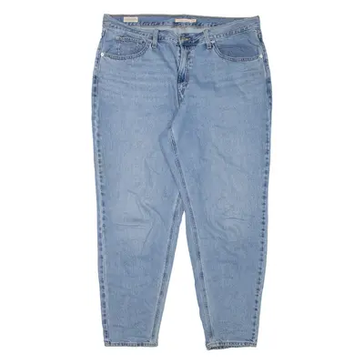 LEVI'S BIG E Womens Jeans Blue Regular Mom W38 L29