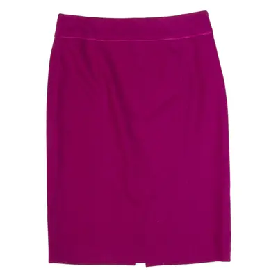 MONSOON Womens Straight Skirt Pink Knee Length Wool UK 10