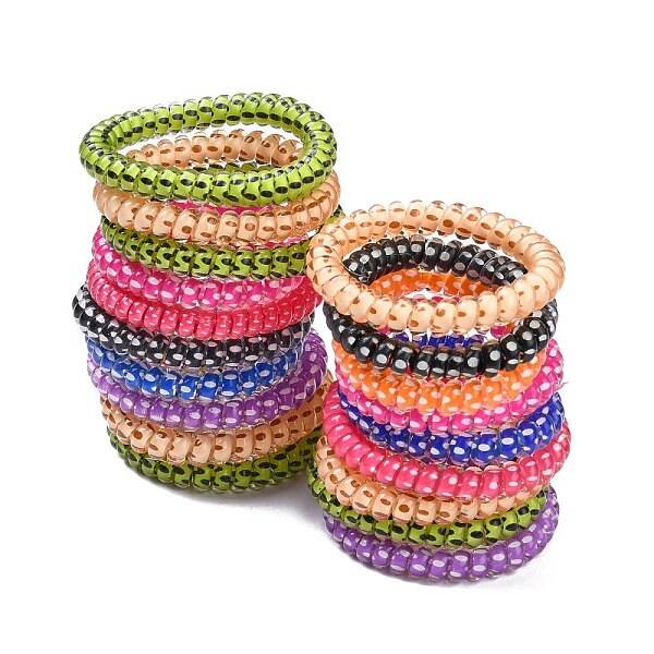 Telephone Cord Elastic Hair Ties