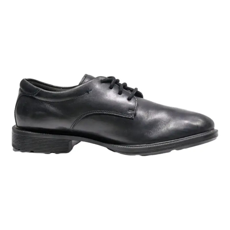 ROCKPORT Derby Shoes Black Leather Mens UK 6
