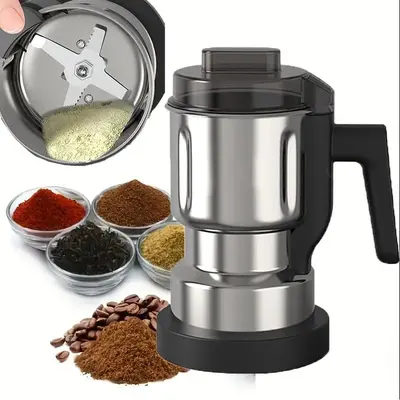 500ml Coffee Grinding Machine, Multi-functional Household Coffee Herbal Cereals Grinding Machine, Portable Coffee Machine for...