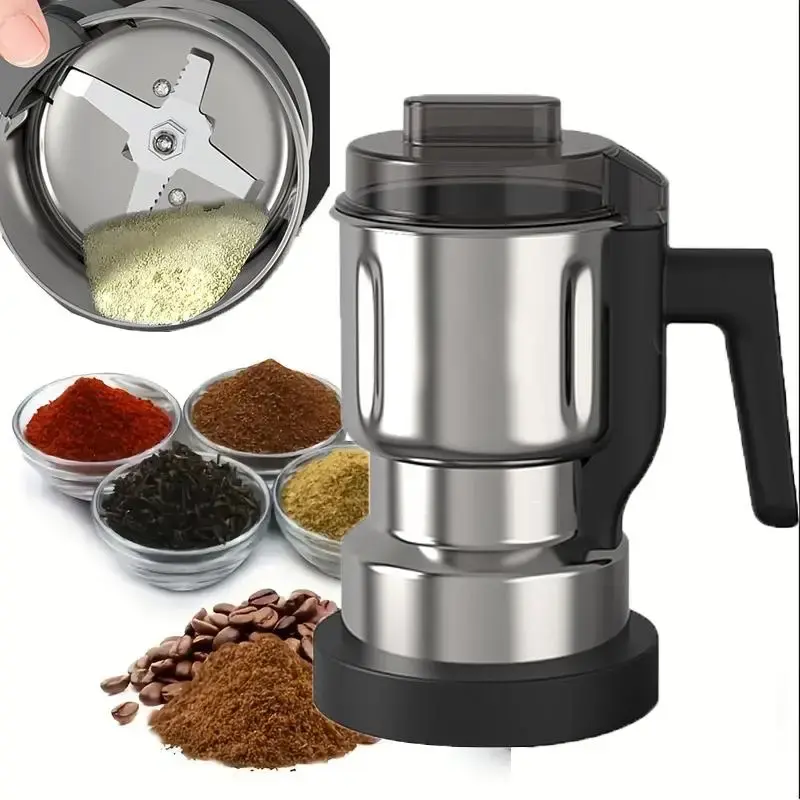 500ml Coffee Grinding Machine, Multi-functional Household Coffee Herbal Cereals Grinding Machine, Portable Coffee Machine for...