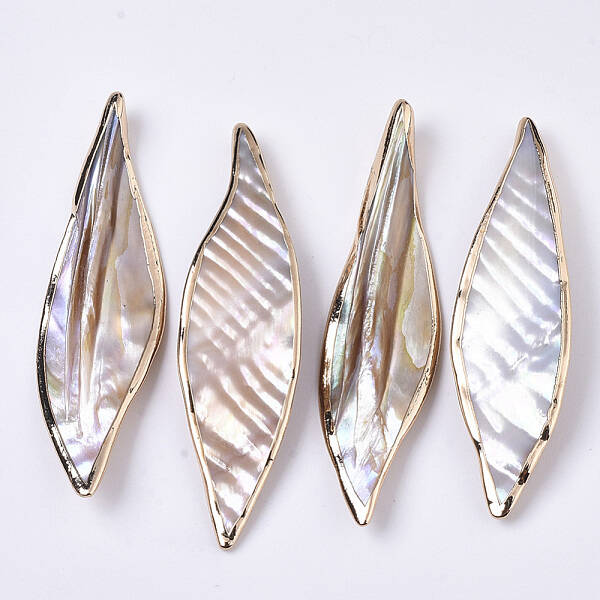 Natural Freshwater Shell Big Pendants