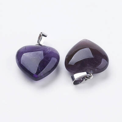 Natural Amethyst Pendants