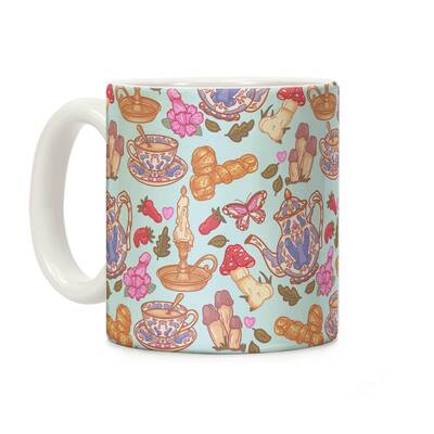 Cottage Core Coffee Mug β 11 oz or 15 oz Reusable Ceramic Drinkware with Large Handles β Printed in the USA β Aesthetic