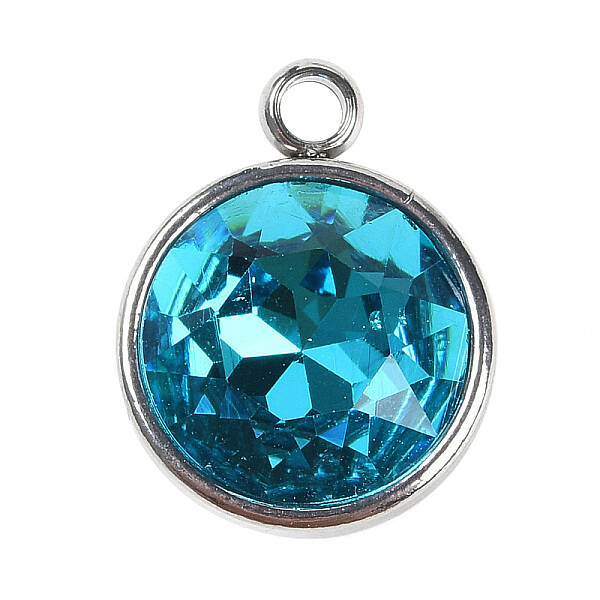K9 Glass Rhinestone Pendants