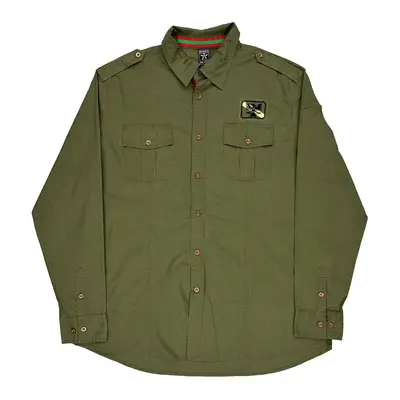 Avirex Shirt - 2XL Green Cotton