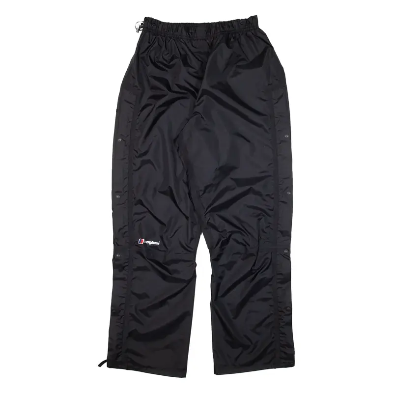 BERGHAUS Outdoor Mens Trousers Black Relaxed Straight Nylon W28 L30