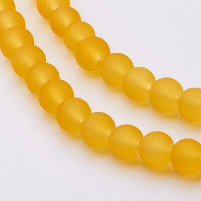 Transparent Glass Bead Strands