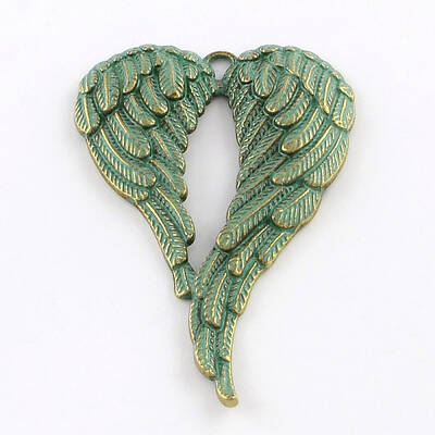 Wing Zinc Alloy Big Pendants