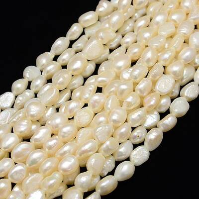 Natural Cultured Freshwater Pearl Beads Strands