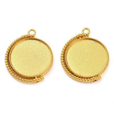 Zinc Alloy Pendant Cabochon Settings