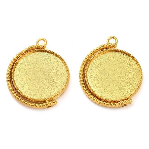 Zinc Alloy Pendant Cabochon Settings