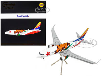 Boeing 737-700 Commercial Aircraft with Flaps Down \