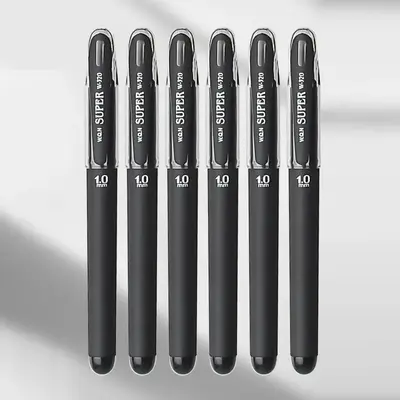 1.0mm Gel Pen, Black Refill Smooth Writing Pen, Student School Office Stationery Supplies, Back-to-school Season
