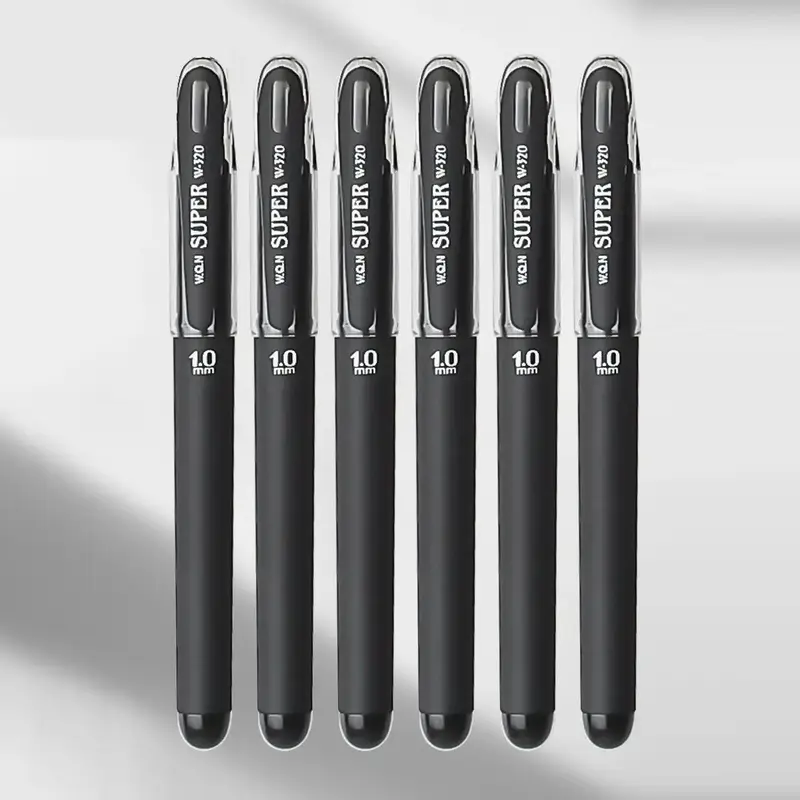 1.0mm Gel Pen, Black Refill Smooth Writing Pen, Student School Office Stationery Supplies, Back-to-school Season