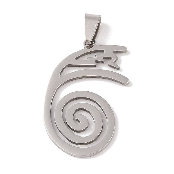Non-Tarnish Reiki Symbol 201 Stainless Steel Pendants