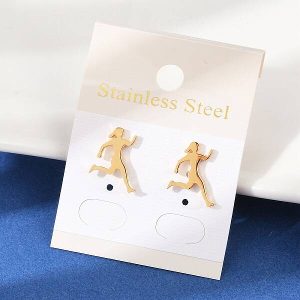 304 Stainless Steel Stud Earrings for Women
