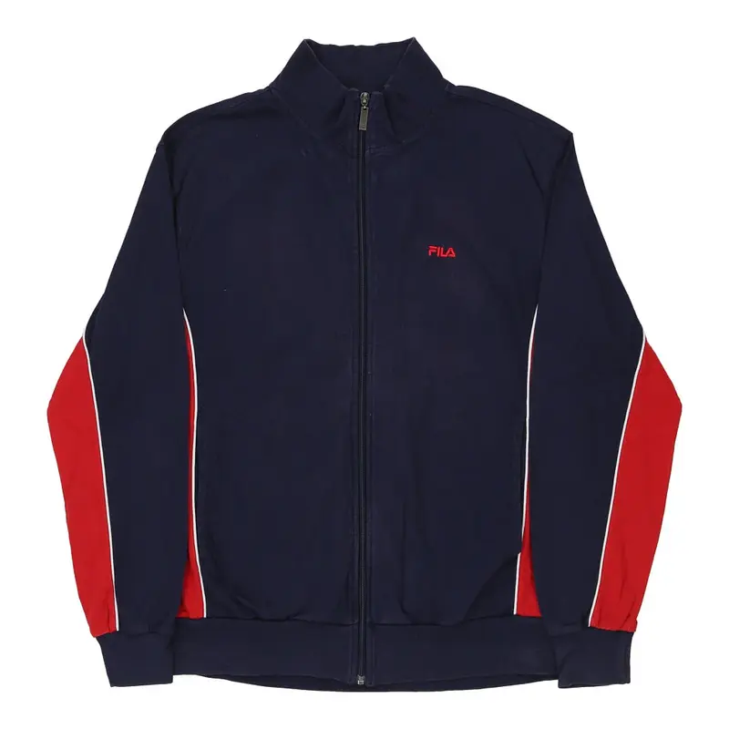 Fila Zip Up - XL Navy Cotton