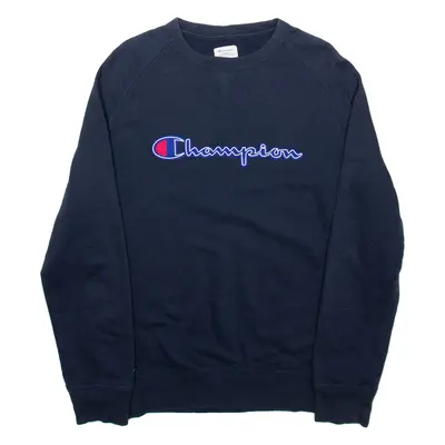 CHAMPION Mens Sweatshirt Blue M