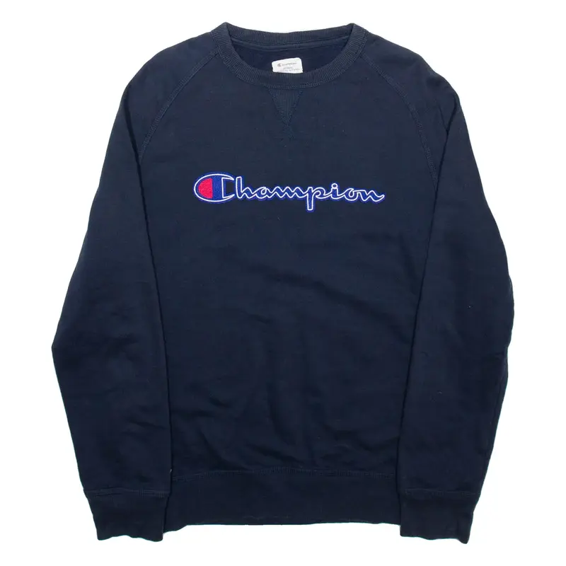 CHAMPION Mens Sweatshirt Blue M