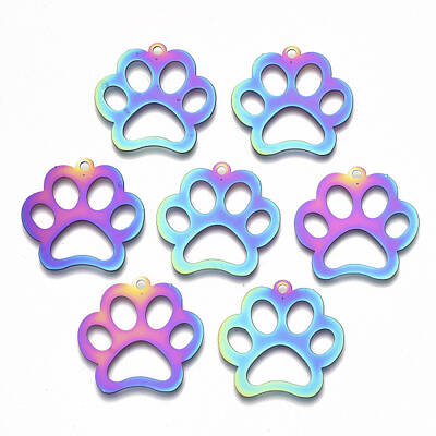 Ion Plating(IP) 201 Stainless Steel Pet Pendants
