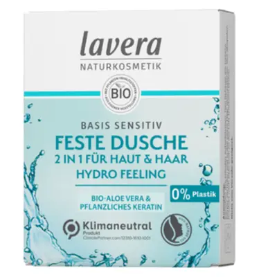 Lavera basis sensitiv - 2in1 Solid Shampoo Skin and Hair, 50 g