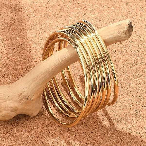 Fashion 304 Stainless Steel Buddhist Bangle Sets