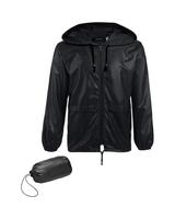 Father's Day Gift,COOFANDY B  Men's Packable Rain Jacket  Outdoor Waterproof Hooded Lightweight Classic Cycling Raincoat - Fo...
