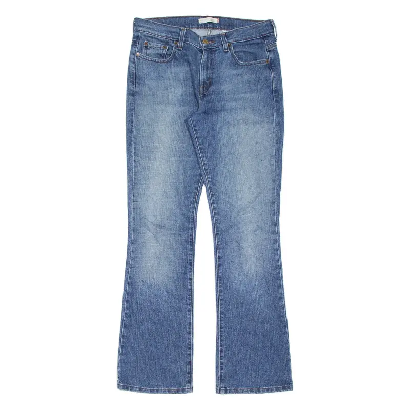 LEVI'S 515 Womens Jeans Blue Regular Bootcut Stone Wash W32 L32