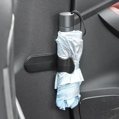 Portable Car Umbrella Holder, Multifunctional Self-adhesive Car Storage Rack, Car Interior Storage Accessories