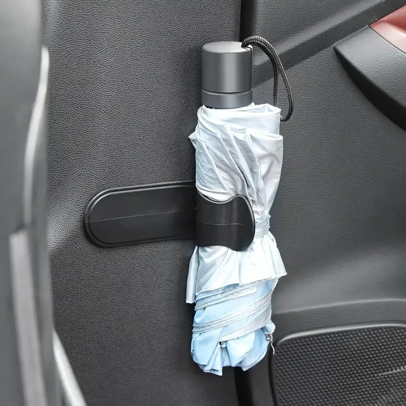 Portable Car Umbrella Holder, Multifunctional Self-adhesive Car Storage Rack, Car Interior Storage Accessories