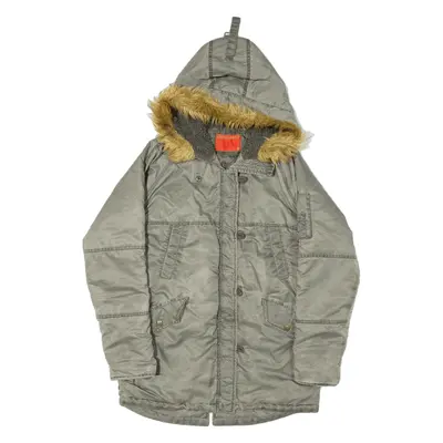 FISHBONE Parka Jacket Grey Womens S