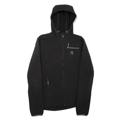 SALOMON Mens Jacket Black Hooded M