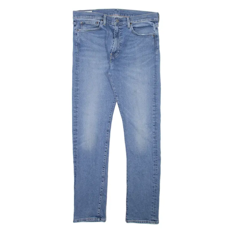 LEVI'S 510 BIG E Jeans Mens Blue Slim Skinny Stone Wash W34 L32