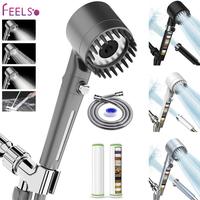 FEELSO Shower Head with Filter Handheld  – High-Pressure,Multiple Modes,Power Wash, Shower Head with ON/OFF Switch for Pets...