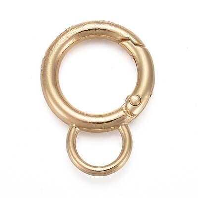 Alloy Spring Gate Ring