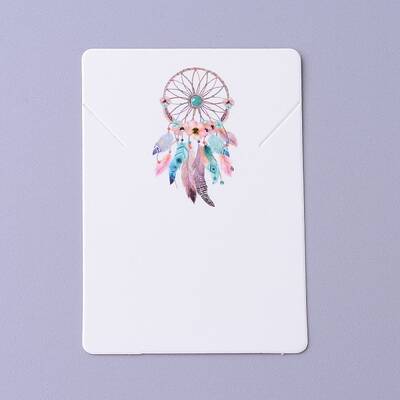 Cardboard Necklace Display Cards
