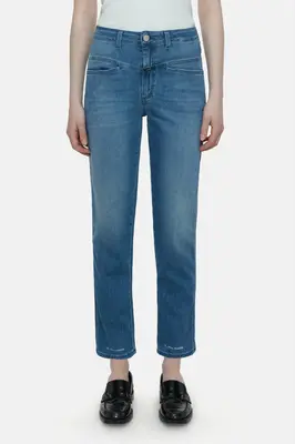 Jeans Pedal Pusher C22002-06e-33 Mid-Blue | Color: MID BLUE | Size: 29