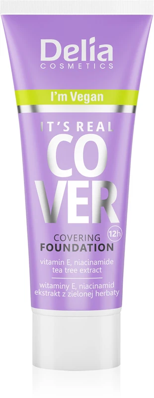 Delia Cosmetics It's Real Cover full coverage foundation color 204 frappe 30 ml