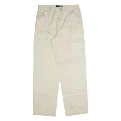 TOMMY HILFIGER Chino Mens Trousers Beige Regular Straight W32 L32